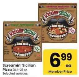 Albertsons Screamin' Sicilian Pizza offer