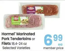 Albertsons Hormel Marinated Pork Tenderloins or Filets offer