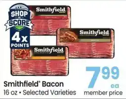 Albertsons Smithfield Bacon offer