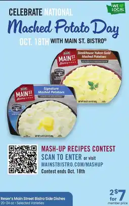 Albertsons Reser's Main Street Bistro Side Dishes offer