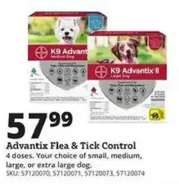 Rural King Advantix Flea & Tick Control offer