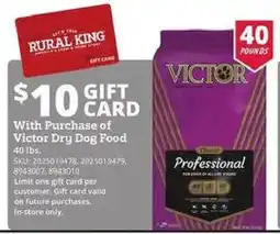 Rural King Rural King $10 Gift Card offer