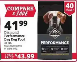 Rural King Diamond Performance Dry Dog Food offer