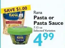 Festival Foods Rana Pasta or Pasta Sauce offer