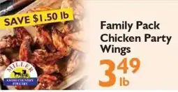Festival Foods Miller Amish Country Poultry Family Pack Chicken Party Wings offer