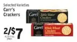 Associated Carr's crackers offer