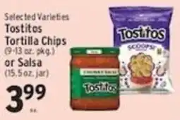 Associated Tostitos tortilla chips or salsa offer
