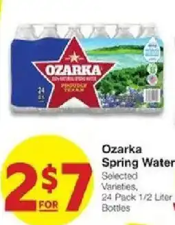 United Supermarkets Ozarka Spring Water offer