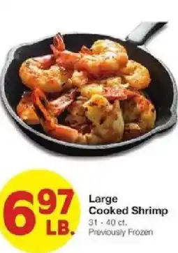 United Supermarkets Large Cooked Shrimp offer