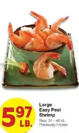 United Supermarkets Large Easy Peel Shrimp offer