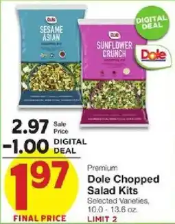 United Supermarkets Dole chopped salad kits offer