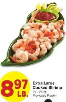 United Supermarkets Extra Large Cooked Shrimp offer