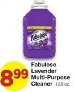 United Supermarkets Fabuloso lavender multi-purpose cleaner offer