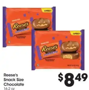 Food 4 Less Reese's snack size chocolate offer
