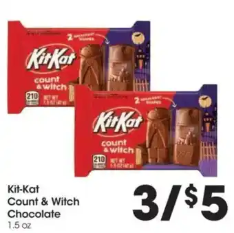 Food 4 Less Kit-Kat Count & Witch Chocolate offer