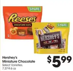 Food 4 Less Hershey's Miniature Chocolate offer