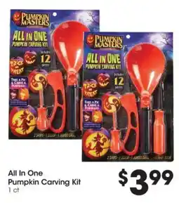 Food 4 Less Pumpkin Masters All In One Pumpkin Carving Kit offer
