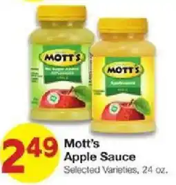 United Supermarkets Mott's Apple Sauce offer