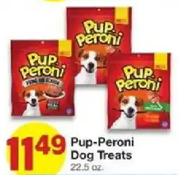 United Supermarkets Pup-Peroni Dog Treats offer
