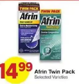 United Supermarkets Afrin Twin Pack offer