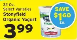 Hannaford Stonyfield Organic Yogurt offer