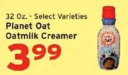 Hannaford Planet Oat Oatmilk Creamer offer