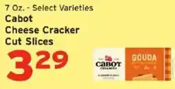 Hannaford Cabot Cheese Cracker Cut Slices offer