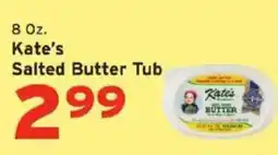 Hannaford Kate's salted butter tub offer