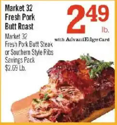 Price Chopper Market 32 fresh pork butt roast offer