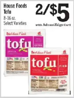 Price Chopper House Foods tofu offer