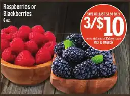 Price Chopper Raspberries or Blackberries offer