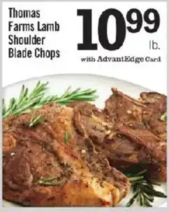 Price Chopper Thomas Farms Lamb Shoulder Blade Chops offer
