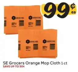 Winn Dixie Se Grocers orange mop cloth offer