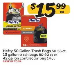 Winn Dixie Hefty trash bags offer