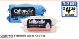 Winn Dixie Cottonelle flushable wipes offer