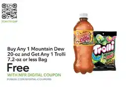 Publix Mountain Dew Trolli offer