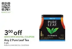 Publix Pure Leaf Tea offer