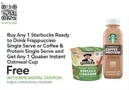 Publix Starbucks Coffee & Protein offer