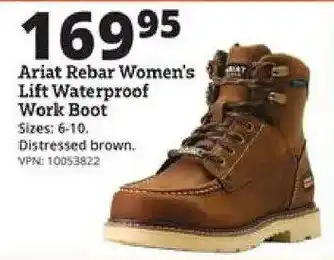 Ariat Rebar Women's Lift Waterproof Work Boot