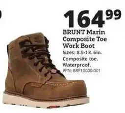 Rural King Brunt Marin Composite Toe Work Boot offer