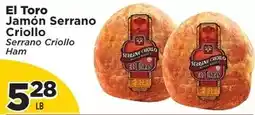 Presidente El Toro Jamón Serrano Criollo offer