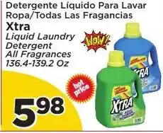 Presidente Xtra liquid laundry detergent all fragrances offer
