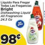 Presidente Bright dishwashing liquid all fragrances offer