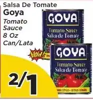 Presidente Goya tomato sauce offer