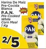 Presidente Pan pre-cooked white corn meal offer