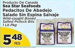 Presidente Sea Star Seafoods wild-caught boned salted pollock bits offer