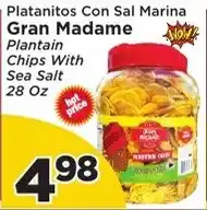 Presidente Gran Madame Plantain Chips With Sea Salt offer