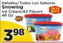 Presidente Snowing ice cream offer