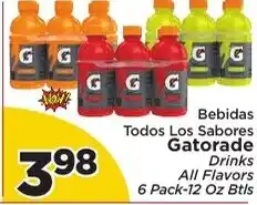 Presidente All Flavors Gatorade Drinks offer