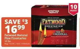 Rural King Fatwood Natural Pine Firestarter offer
